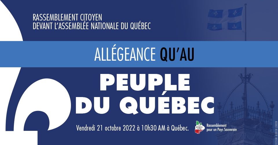 Allégeance qu’au peuple du Québec