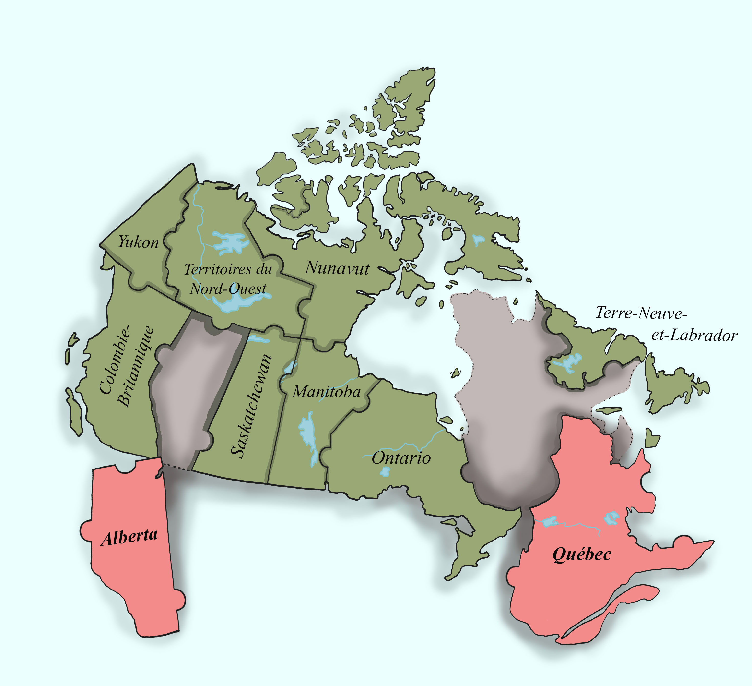 LE PUZZLE CANADIEN S’ÉCROULE LE PUZZLE CANADIEN S’ÉCROULE